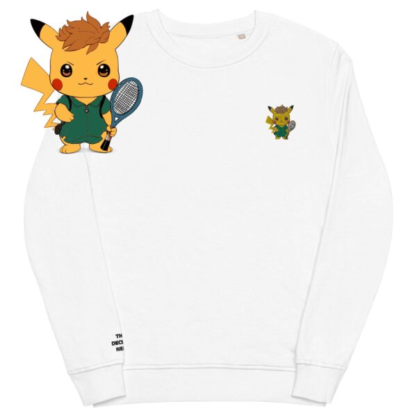 Sweater sweatshirt pikachu the pokemon holding a tennis racket